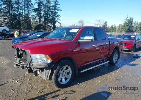 2012 Ram 1500 Laramie Limited Edition z USA, uszkodzony, nr VIN 1C6RD7PT9CS298116